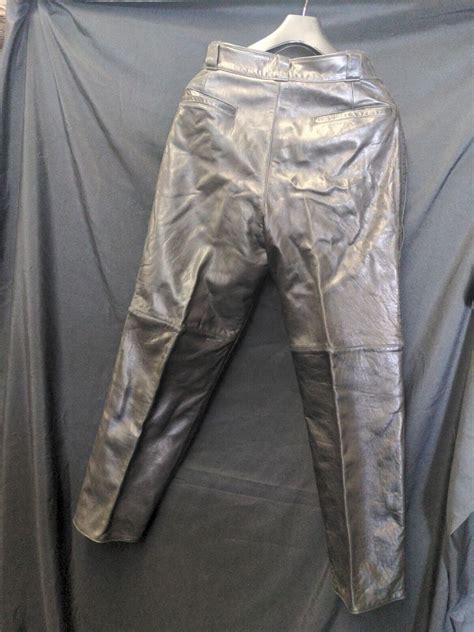 versace leather pants ebay|Versace pants price.